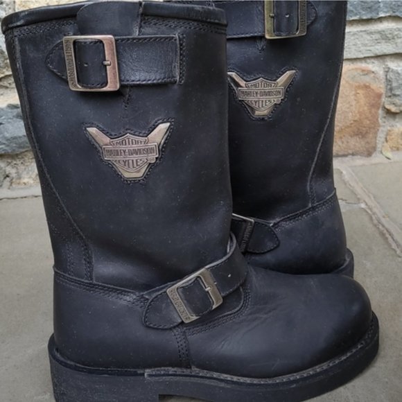 Men\'s size 7 mega conductor motorcycle boots leather